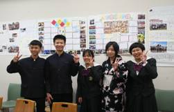 桜美林高校での制服・浴衣体験